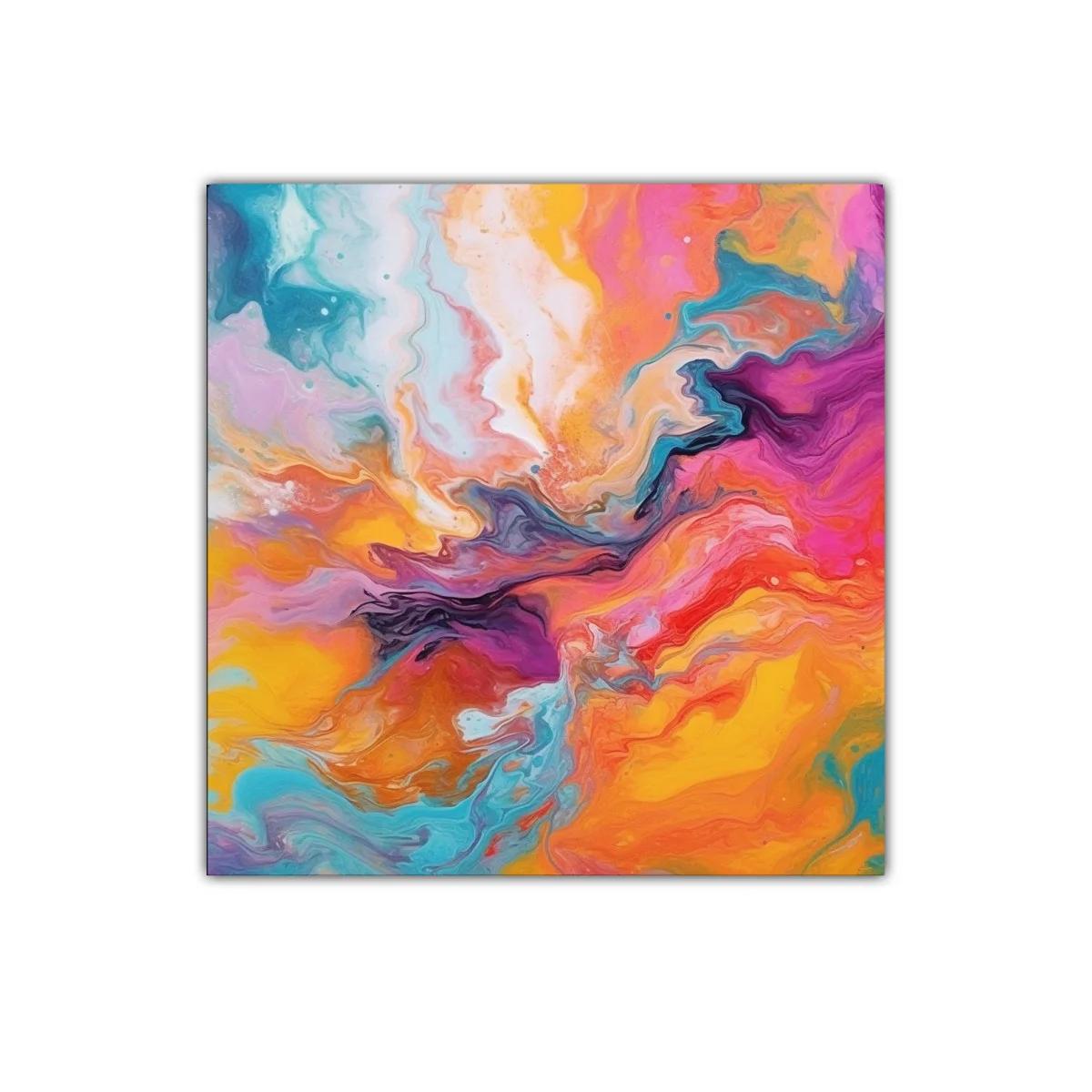 Explosión vibrante de colores en movimiento dinámico — imagen principal