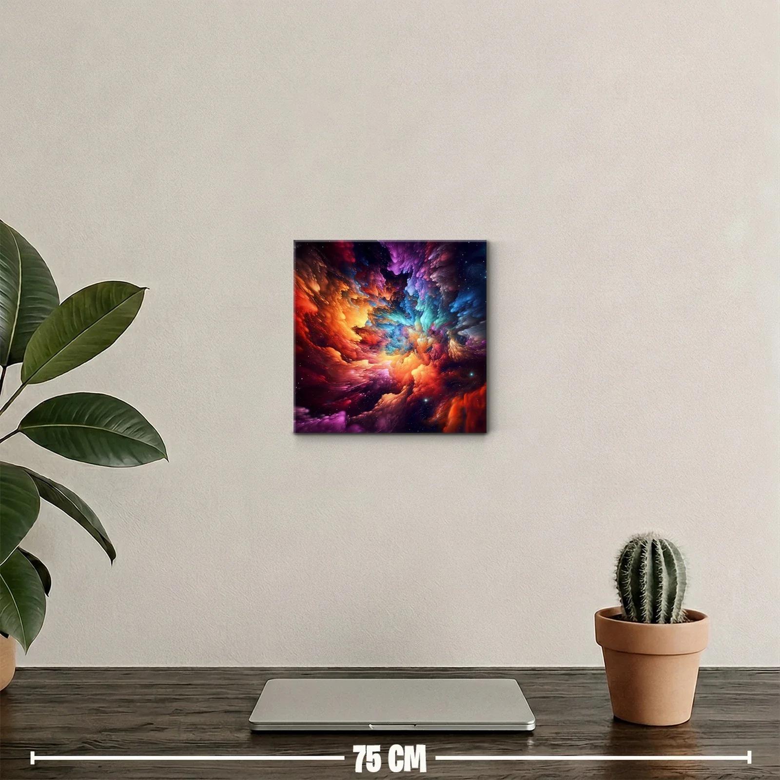 Explosión de colores cósmicos llenos de energía vibrante — miniatura 2
