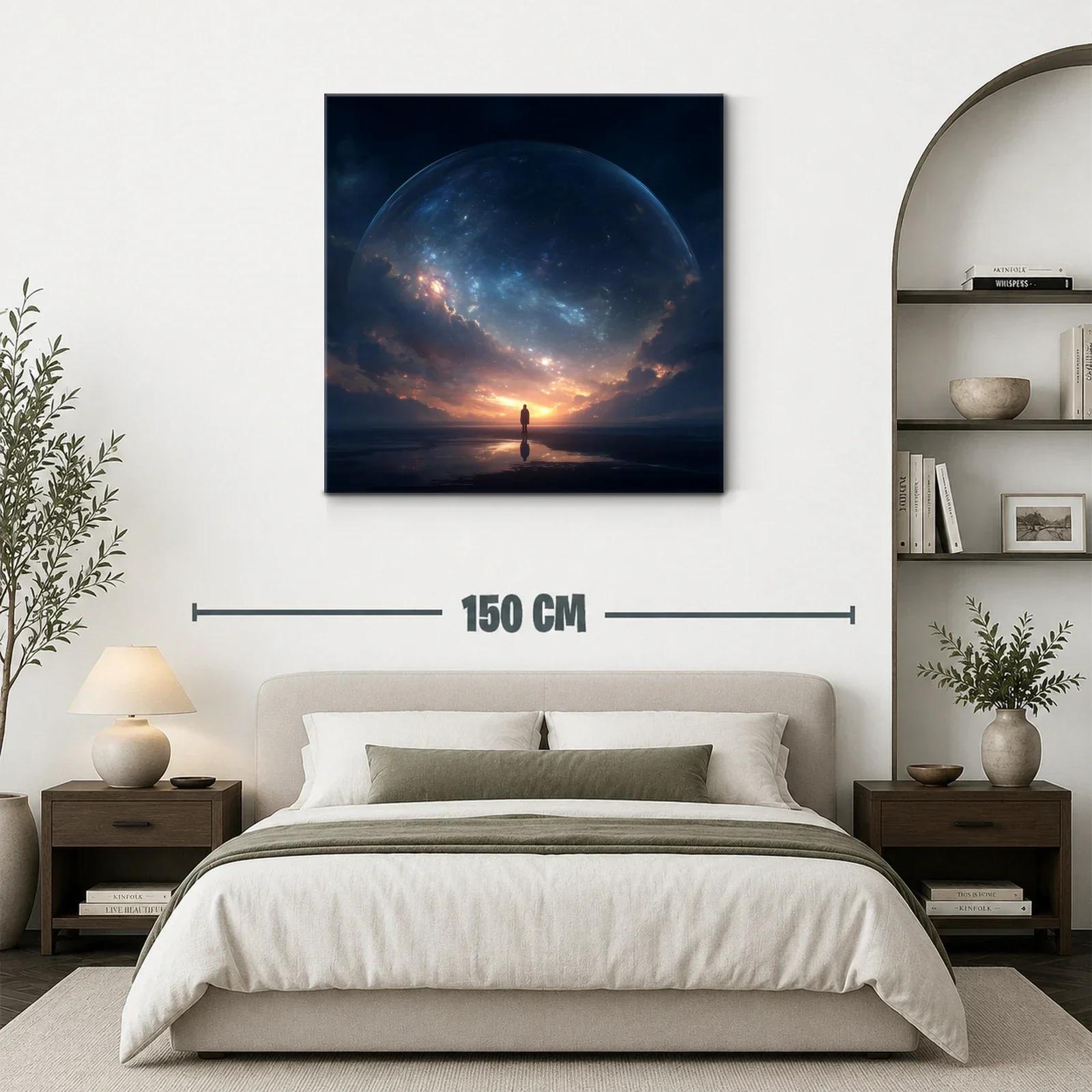 Silenciosa figura bajo un cielo estrellado majestuoso — miniatura 3