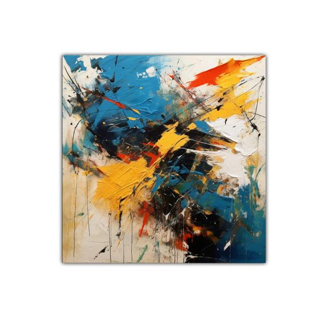 Explosión de color y movimiento abstracto vibrante