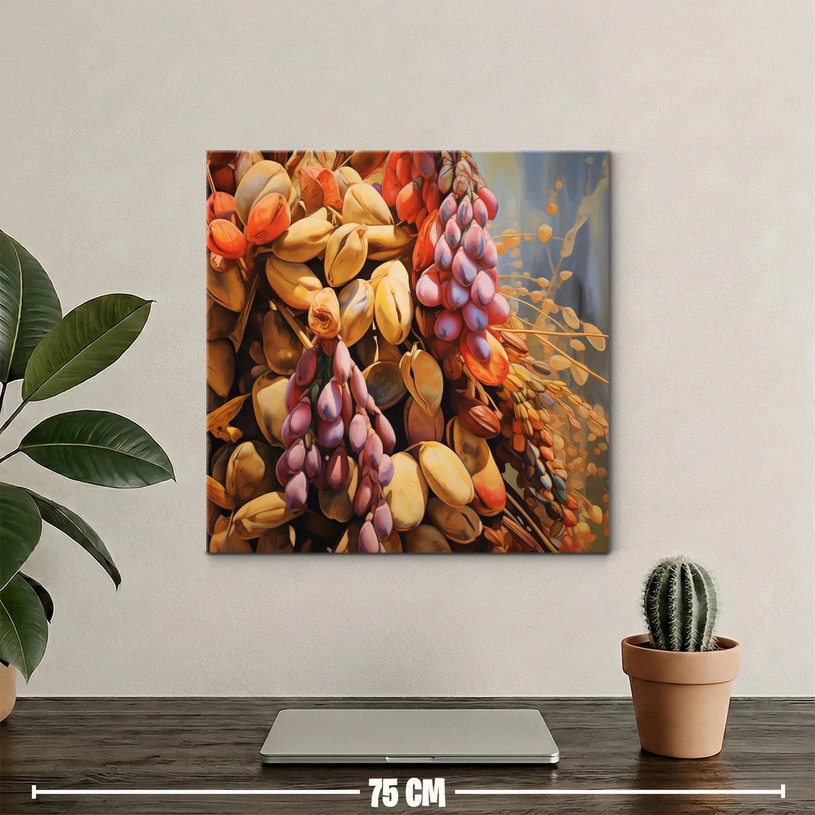 Composición abstracta de formas naturales en tonos cálidos — miniatura 2
