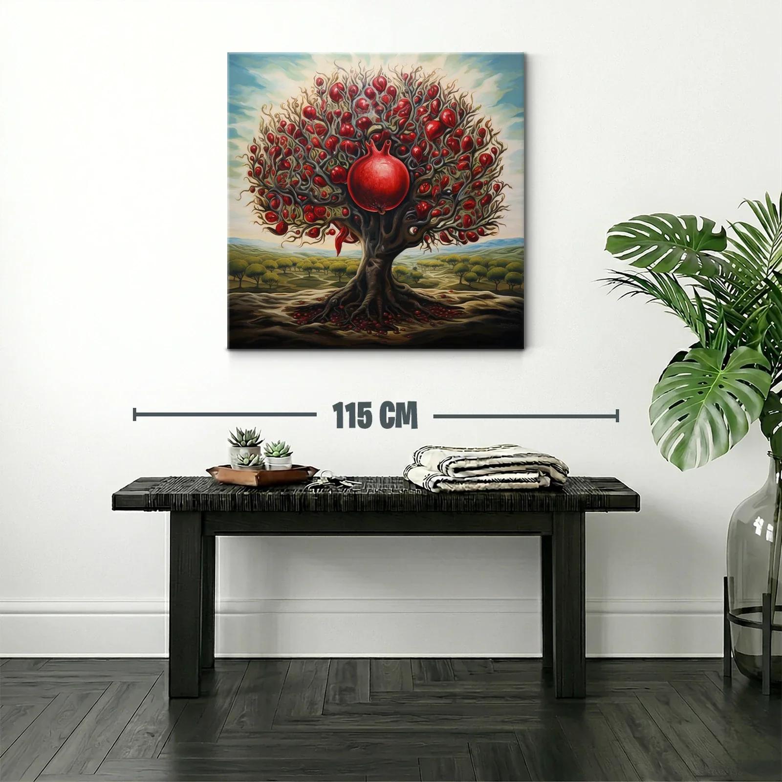 Árbol de granadas con vibrante energía y contraste natural — miniatura 2