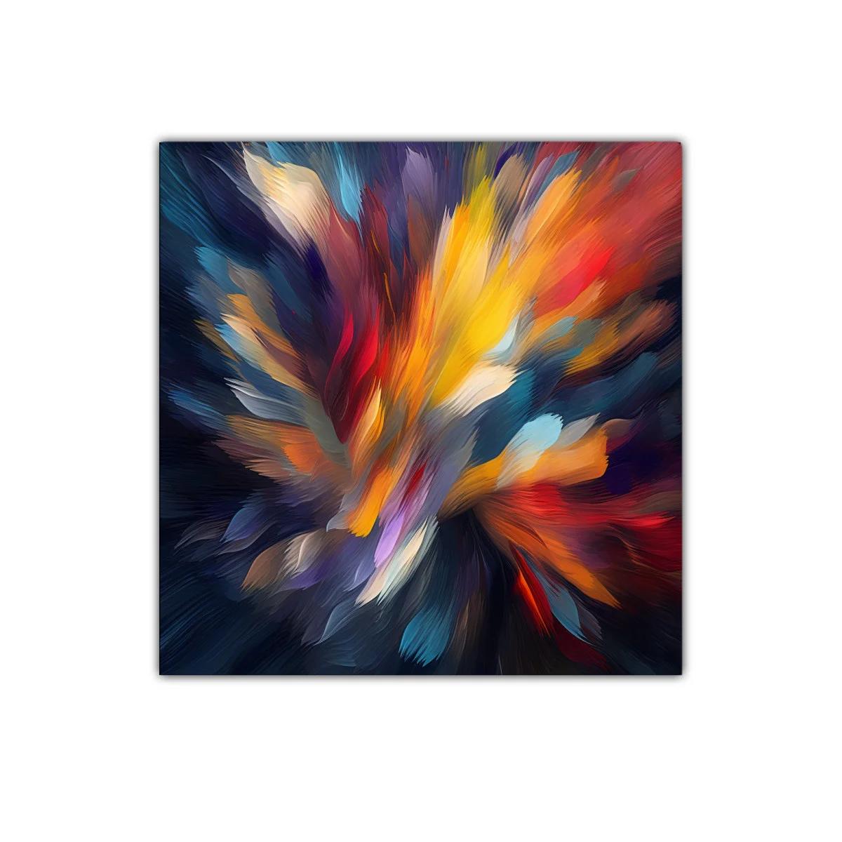Explosión de colores vibrantes en movimiento dinámico — imagen principal