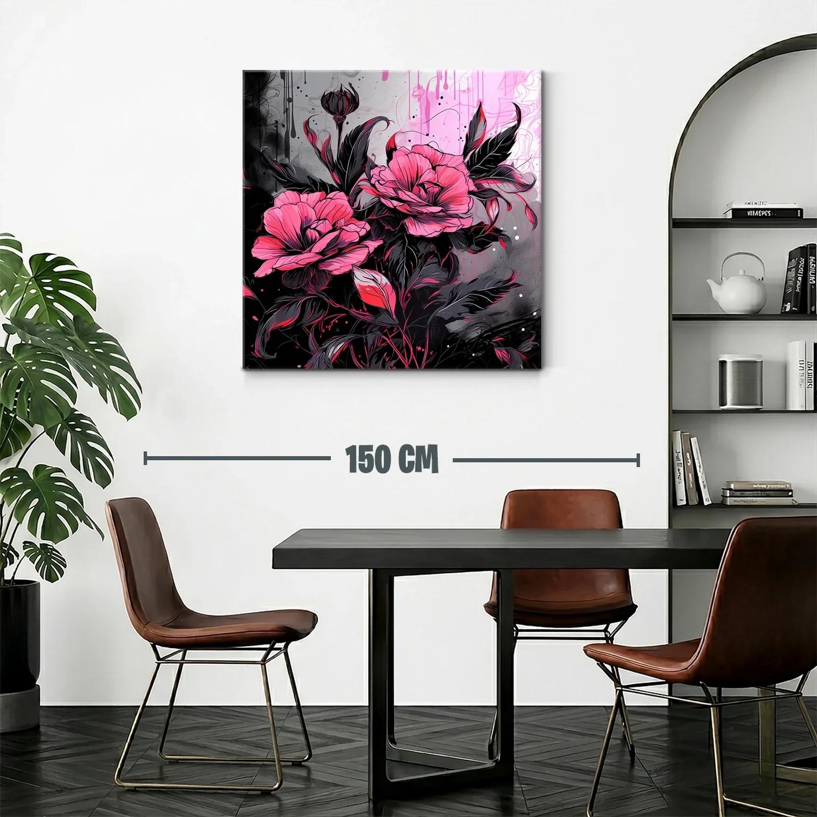 Flores vibrantes con contrastes intensos y elegancia moderna — miniatura 2