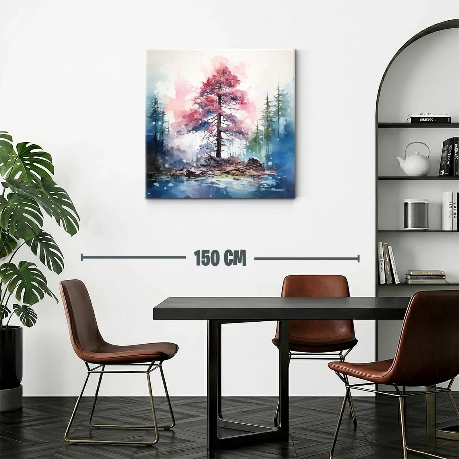 Árbol en isla con atmósfera onírica y tonos suaves — miniatura 2