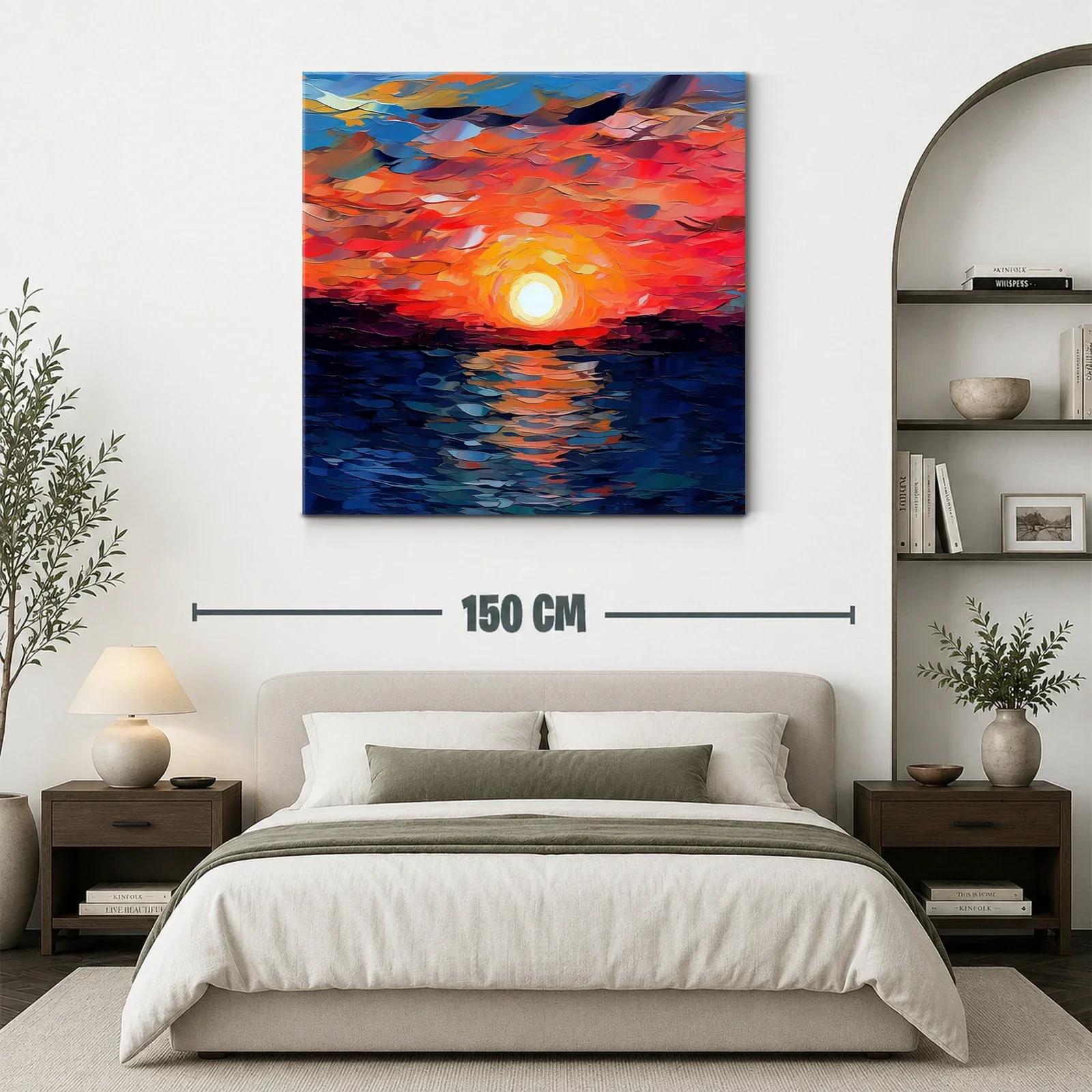 Atardecer vibrante con tonos cálidos y azulados — miniatura 3