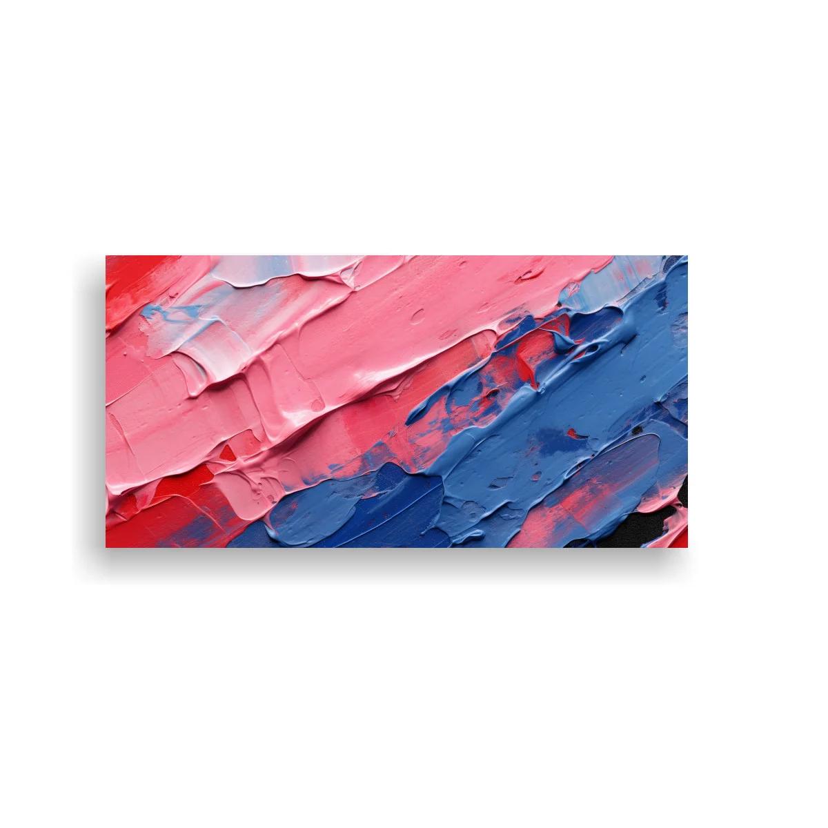 Cuadro textura abstracta de pinceladas con relieve