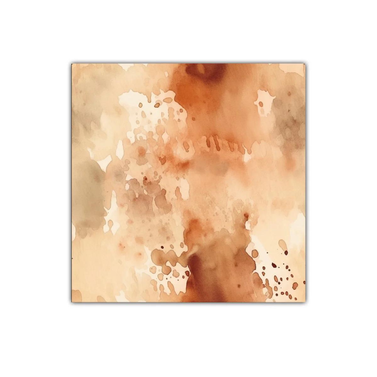 Cuadro abstracto tonos cálidos tierra y beige — imagen principal