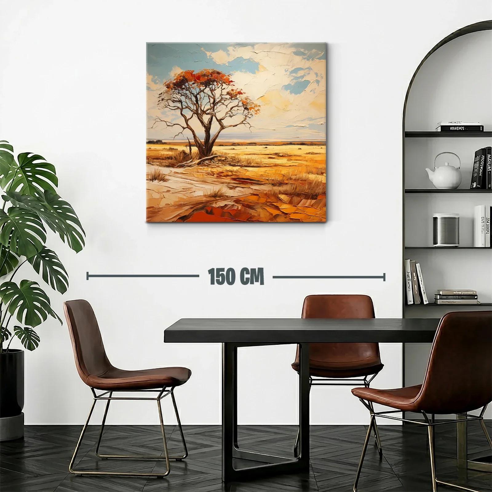 Paisaje sereno con árbol solitario y cielo abierto — miniatura 2