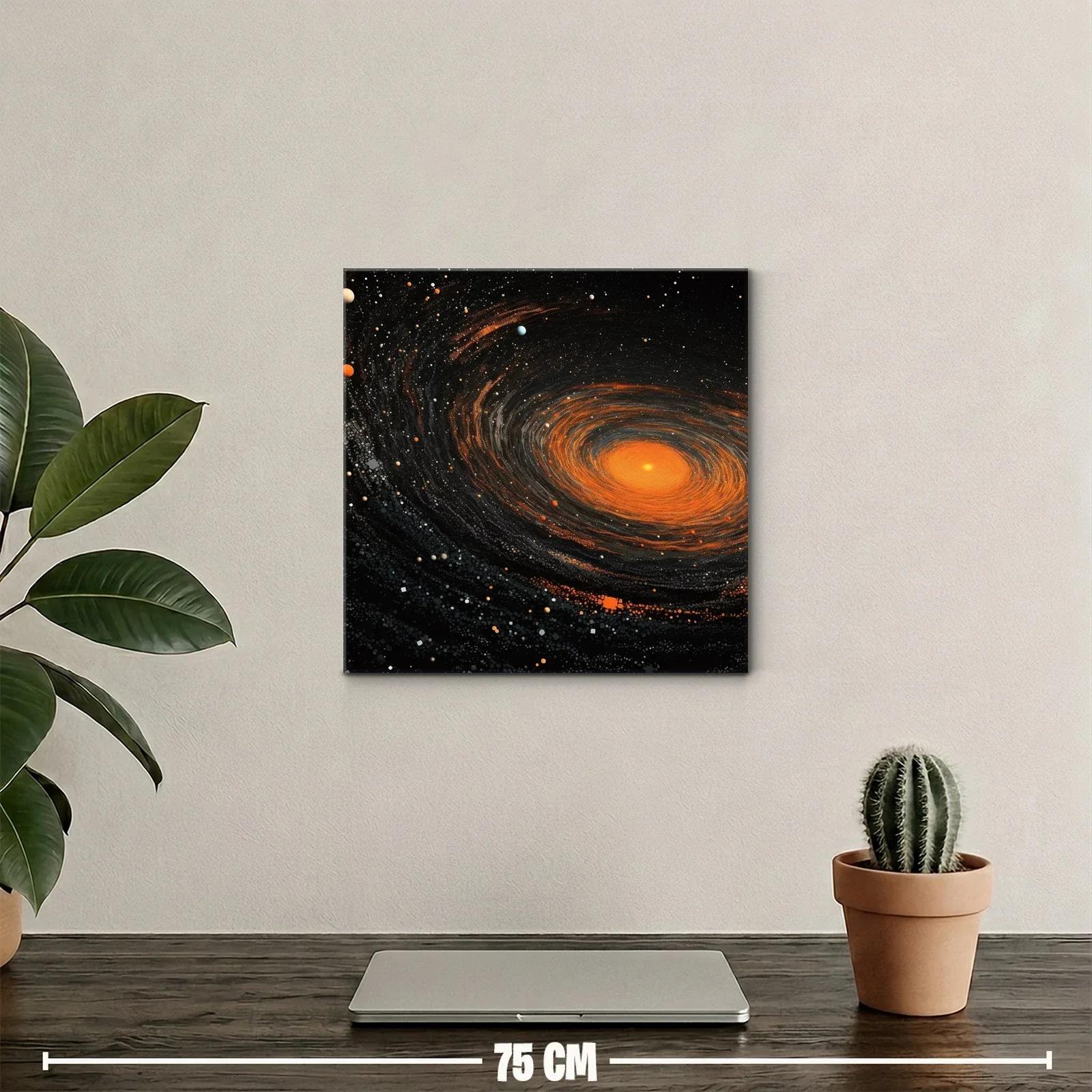 Galaxia Espiral con Luminiscencia Cálida — miniatura 2