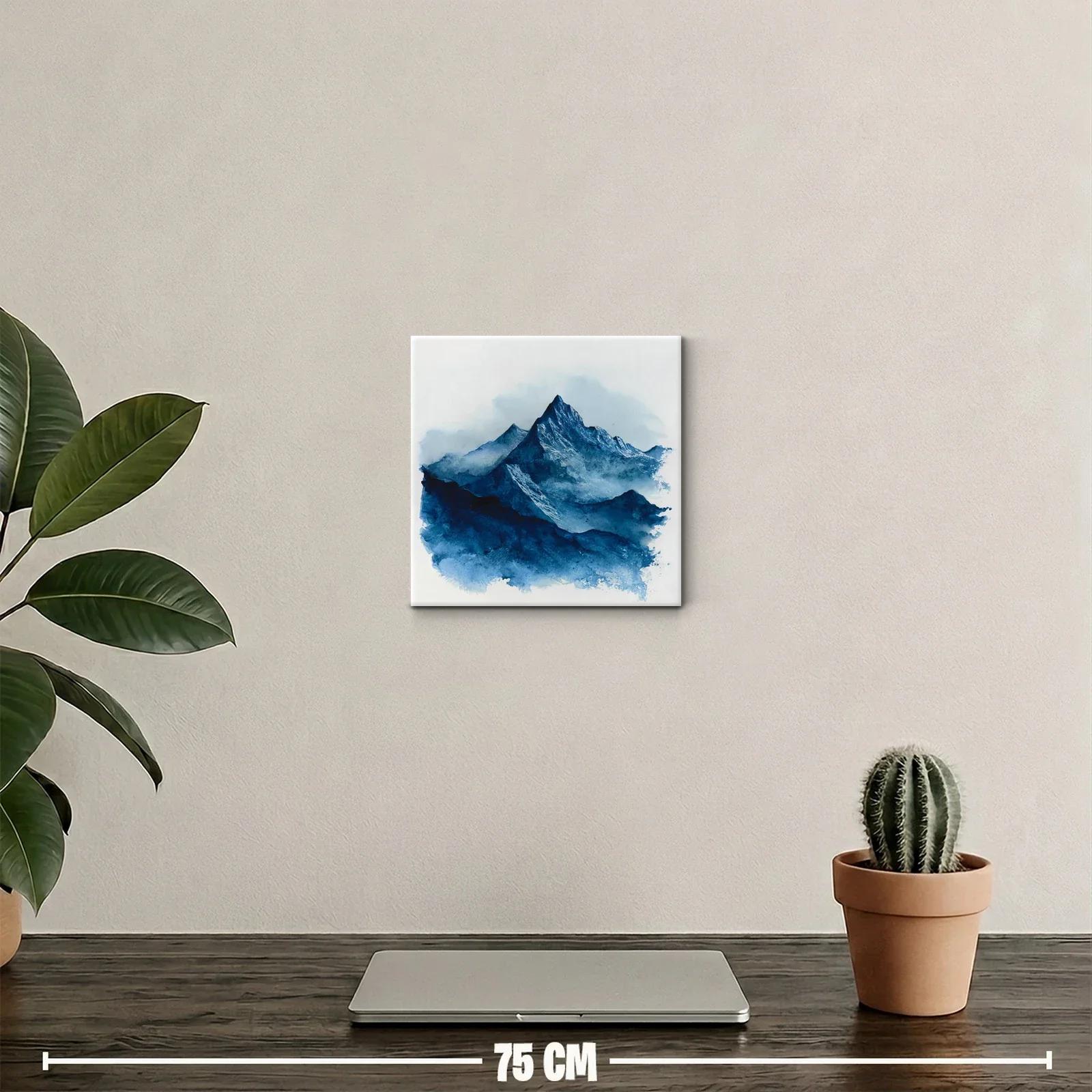 Montañas Azules en Atemporal Paisaje Natural — miniatura 2
