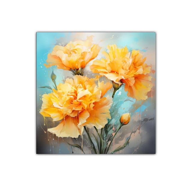Flores Amarillas Vibrantes para una Decoración Moderna