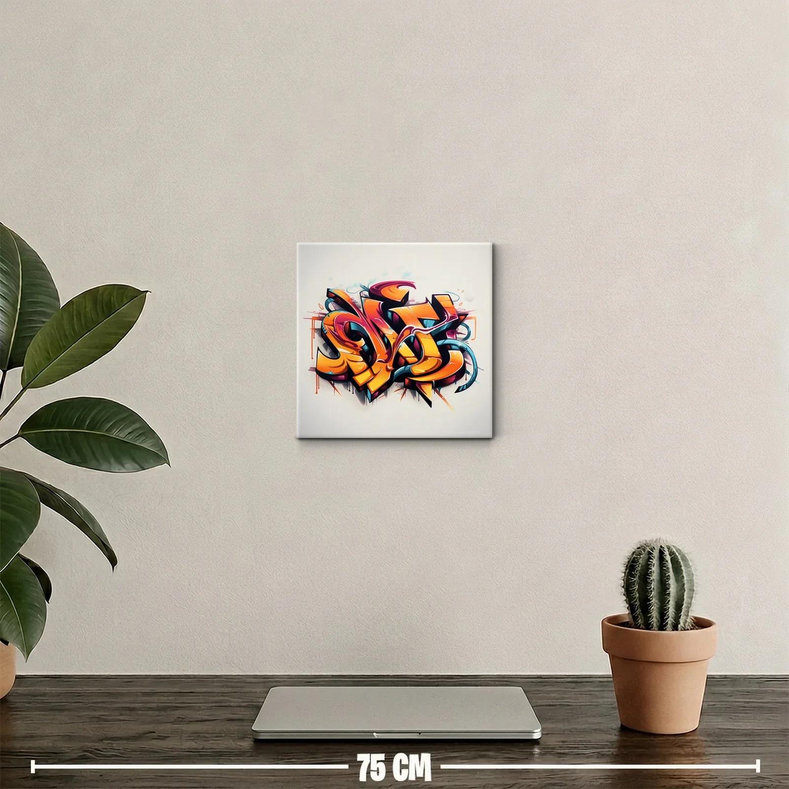 Composición vibrante con formas abstractas y colores intensos — miniatura 2