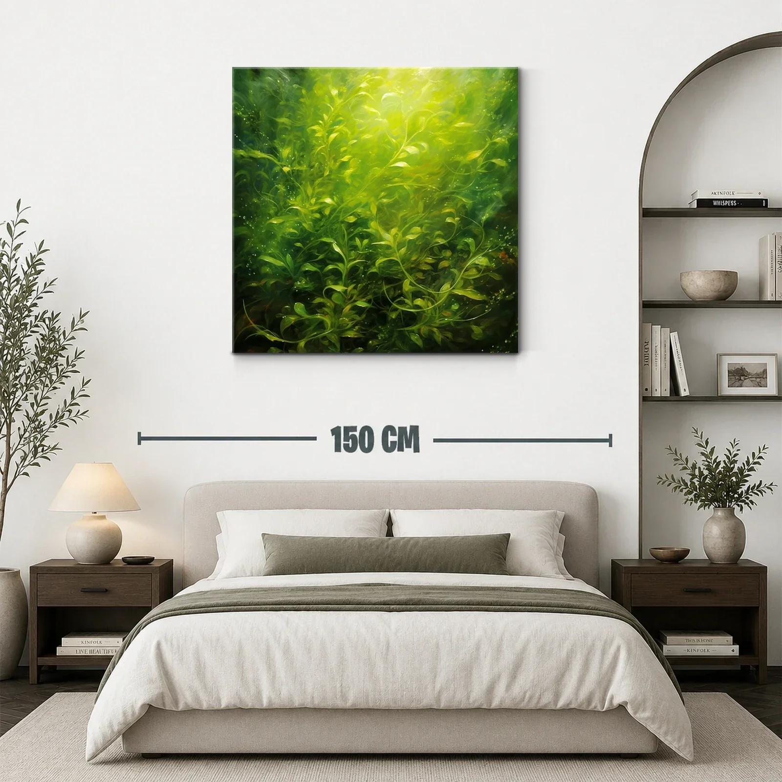 Explosión de tonos verdes con luz natural intensa — miniatura 3