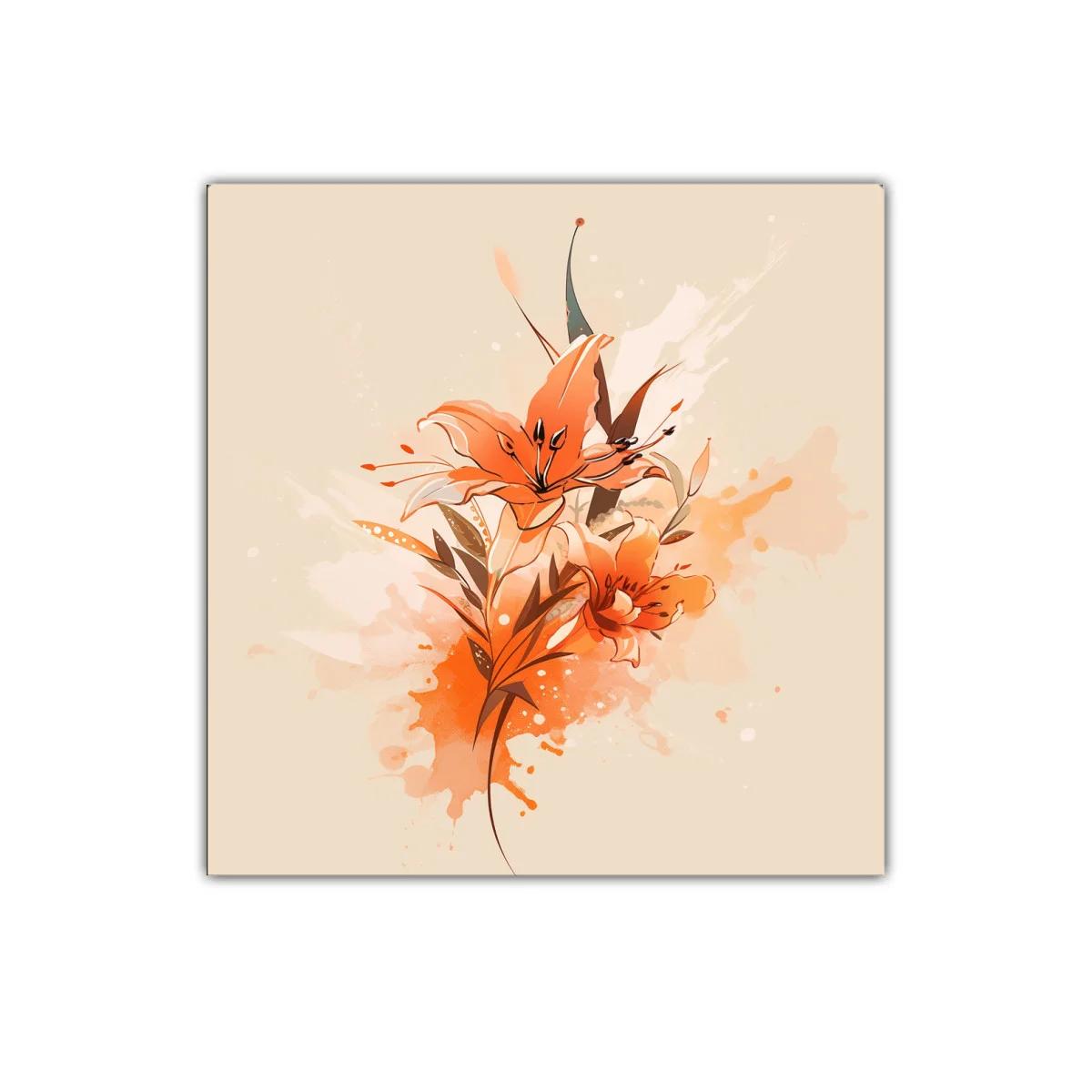 Flores en tonos cálidos con estilo moderno y delicado — imagen principal