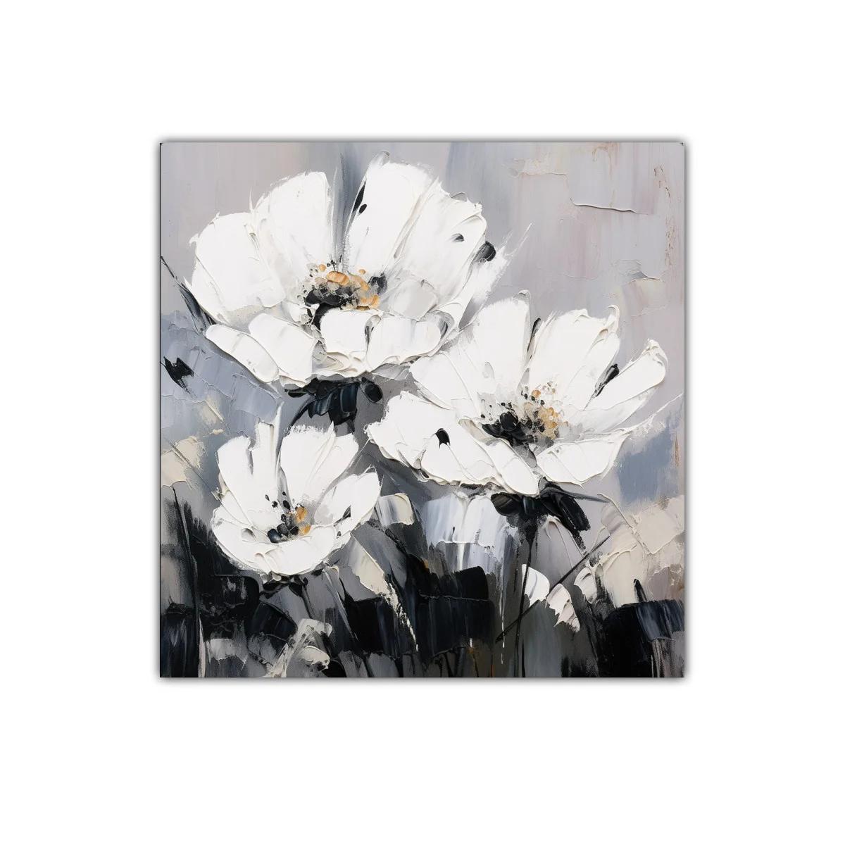 Elegancia floral en tonos neutros para espacios modernos