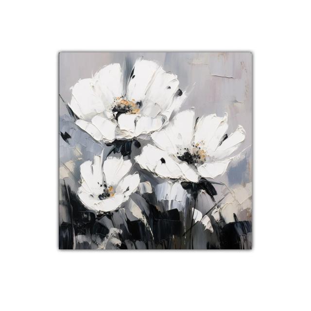 Elegancia floral en tonos neutros para espacios modernos