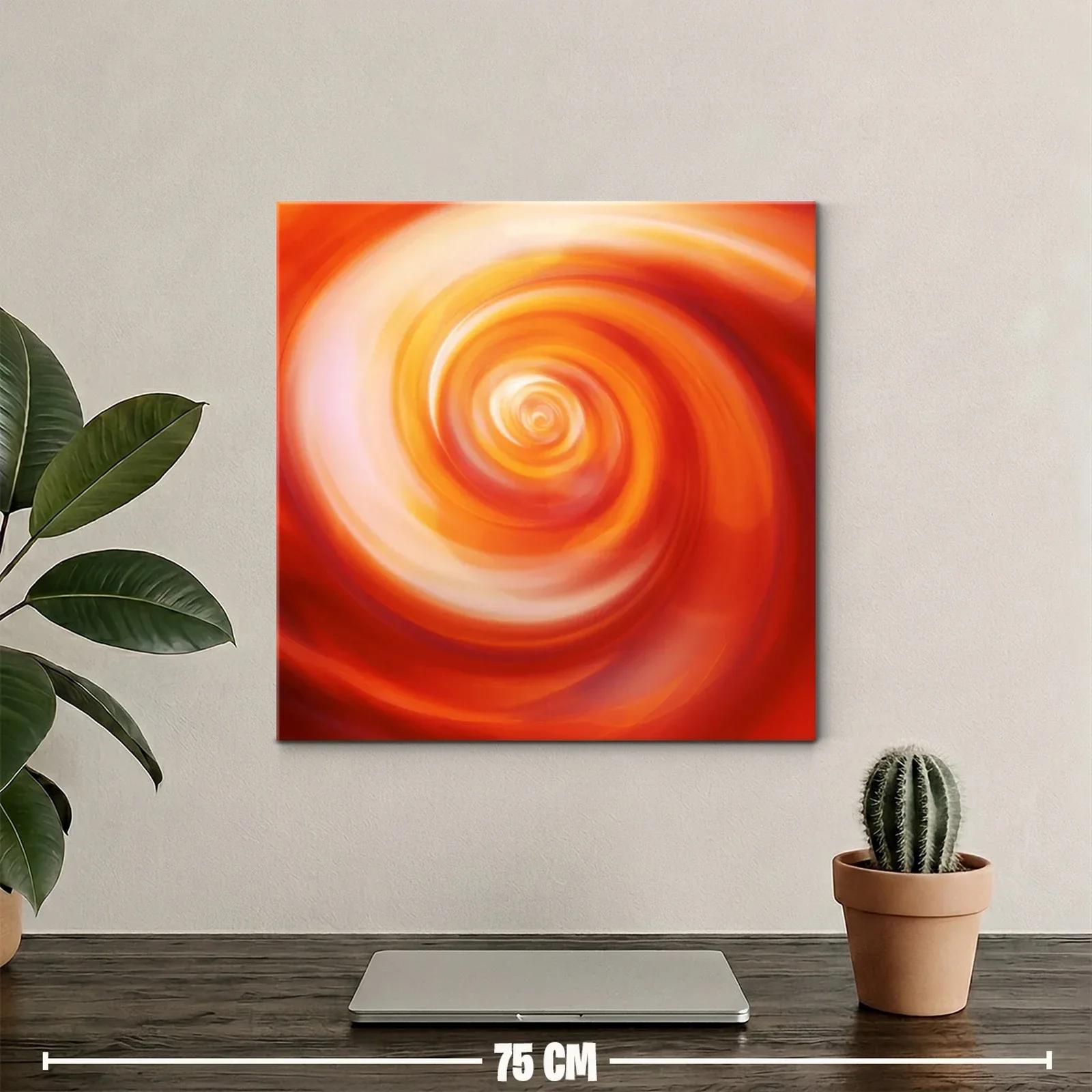 Espiral cálida en tonos anaranjados vibrantes — miniatura 2