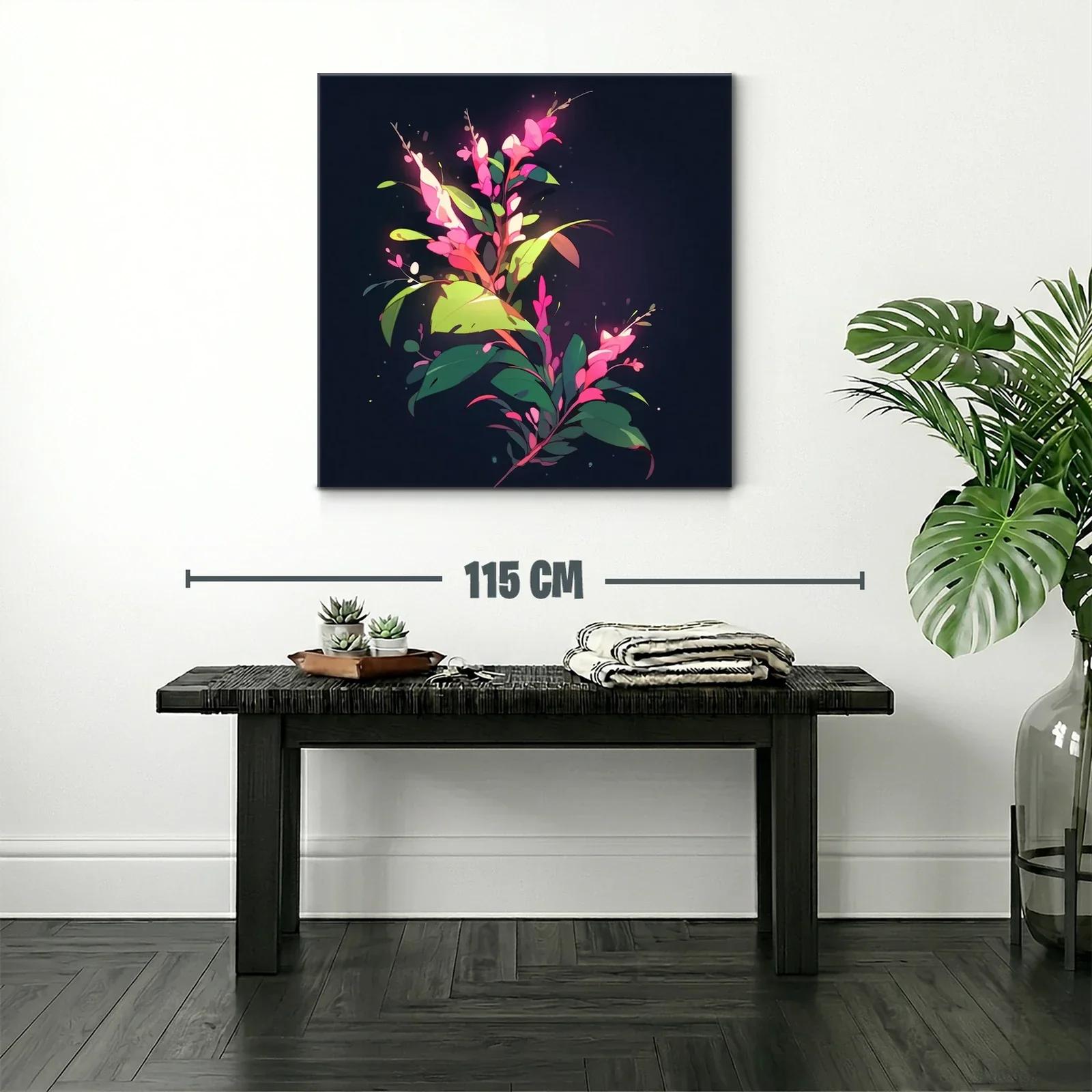 Rama Floral Vibrante con Destellos de Luz — miniatura 2