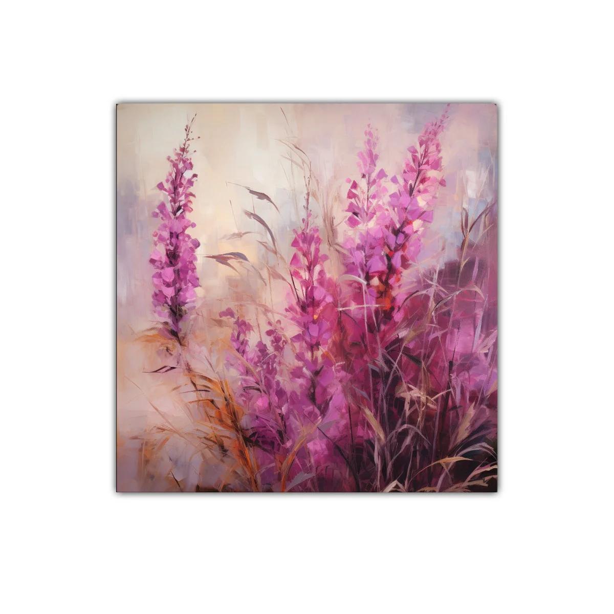 Cuadro floral en tonos violetas para decoración elegante — imagen principal