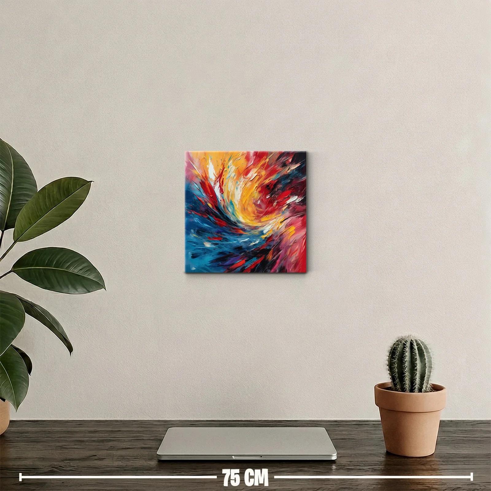 Explosión dinámica de colores vibrantes en movimiento — miniatura 2