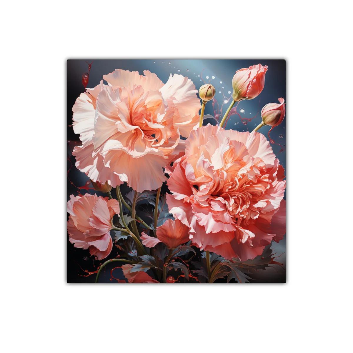 Elegancia floral en tonos coral para ambientes sofisticados — imagen principal