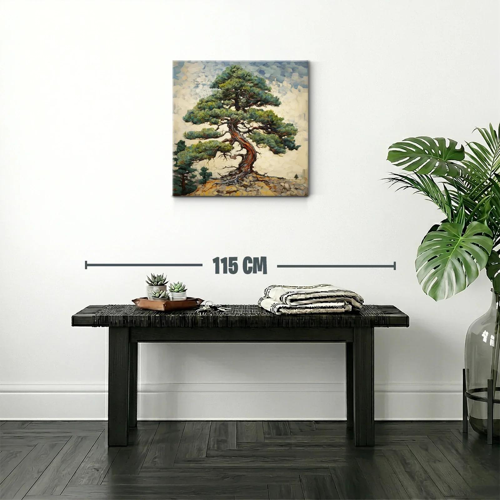 Árbol solitario con ramas extendidas en paisaje rocoso — miniatura 2