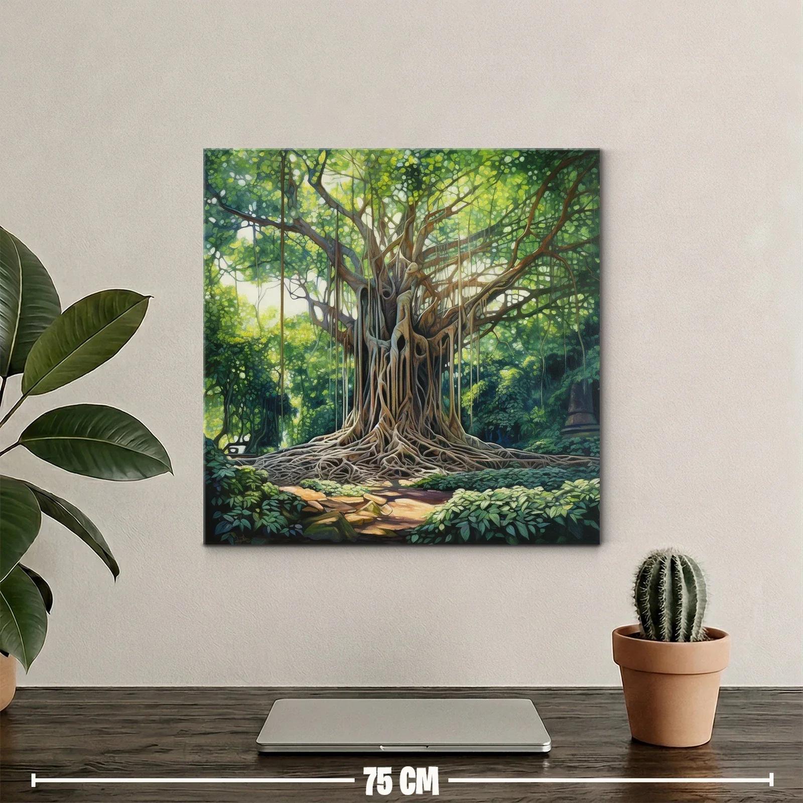 Impresionante árbol antiguo bajo la luz del sol — miniatura 2