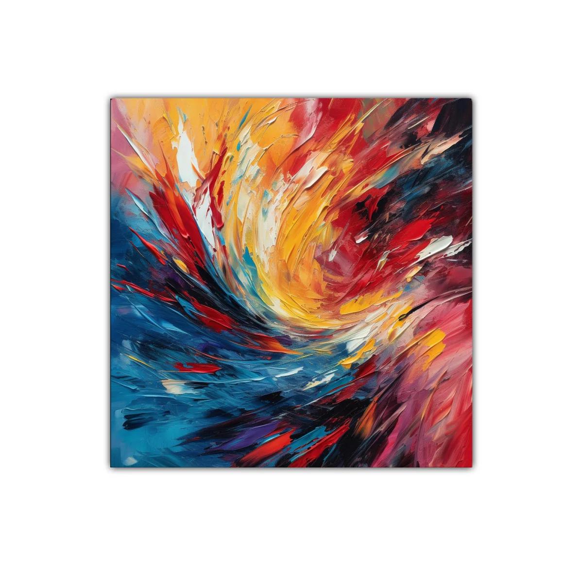 Explosión dinámica de colores vibrantes en movimiento — imagen principal