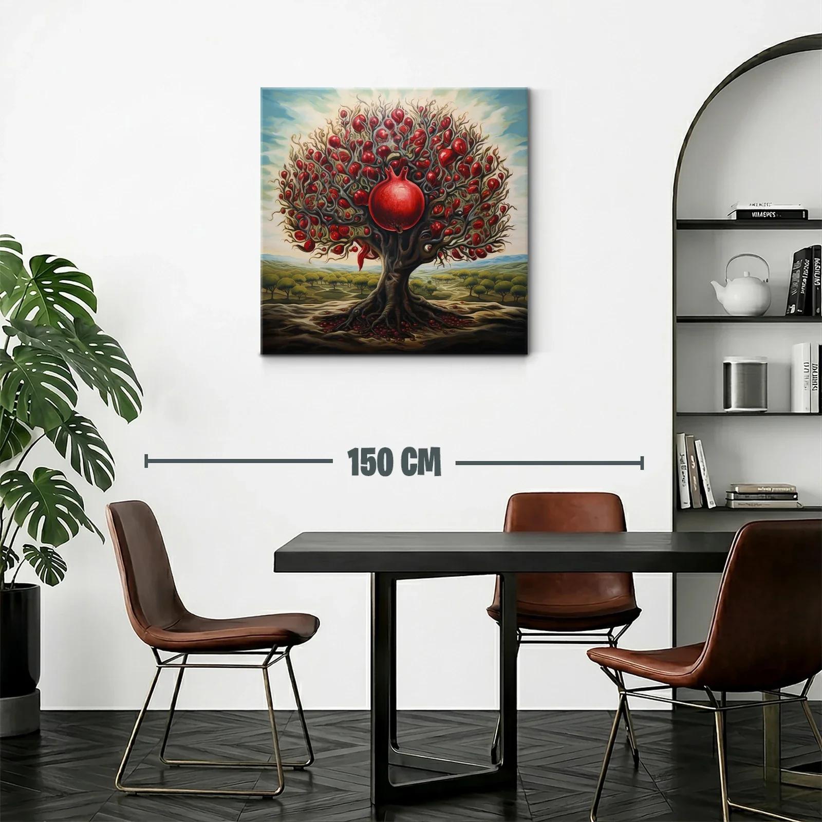 Árbol de granadas con vibrante energía y contraste natural — miniatura 2
