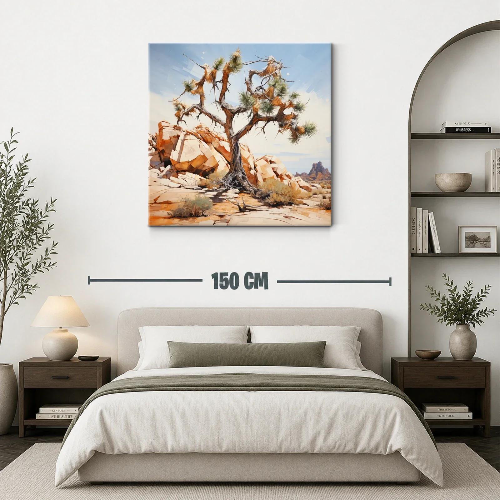 Árbol solitario en paisaje desértico iluminado al sol — miniatura 3
