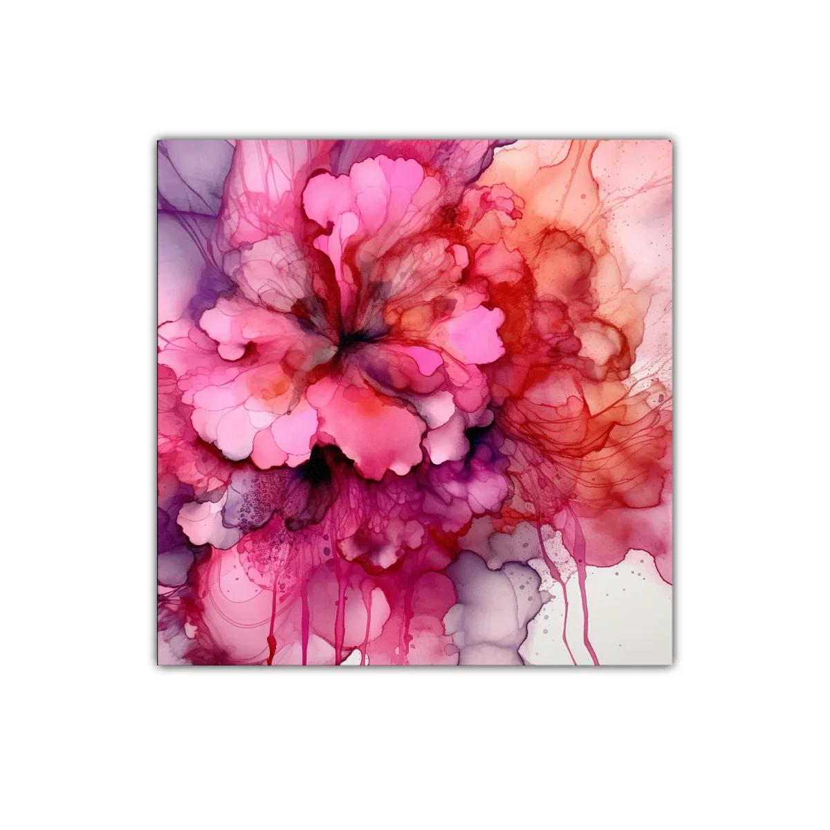 Explosión de colores en flor abstracta vibrante — imagen principal