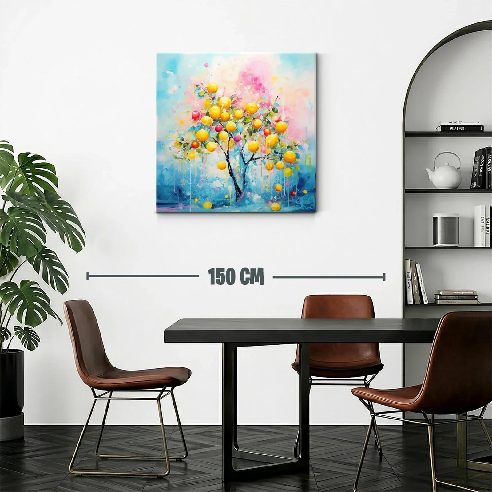 Árbol frutal con tonos vibrantes y atmósfera luminosa — miniatura 2