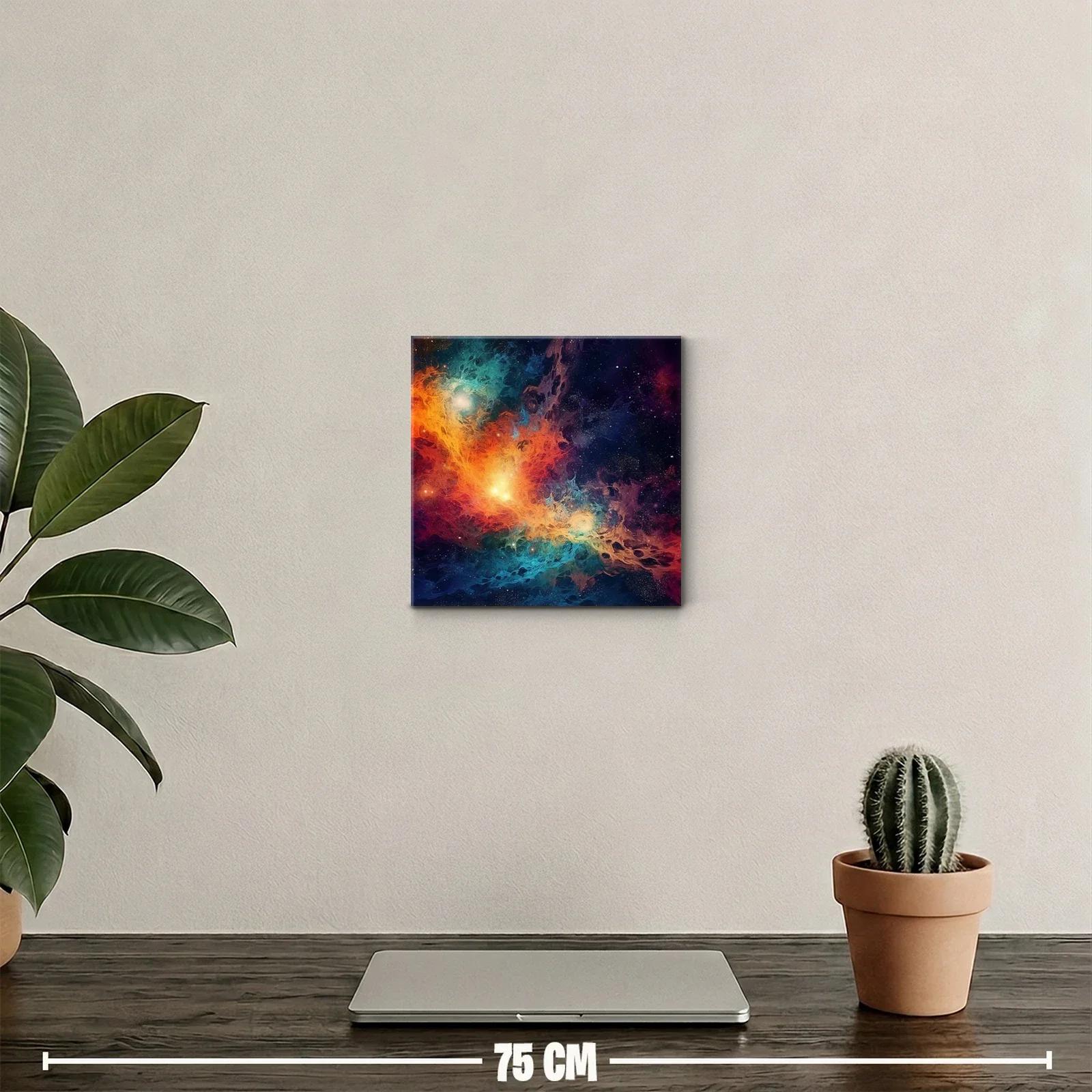 Explosión cósmica de luz y color en el espacio profundo — miniatura 2