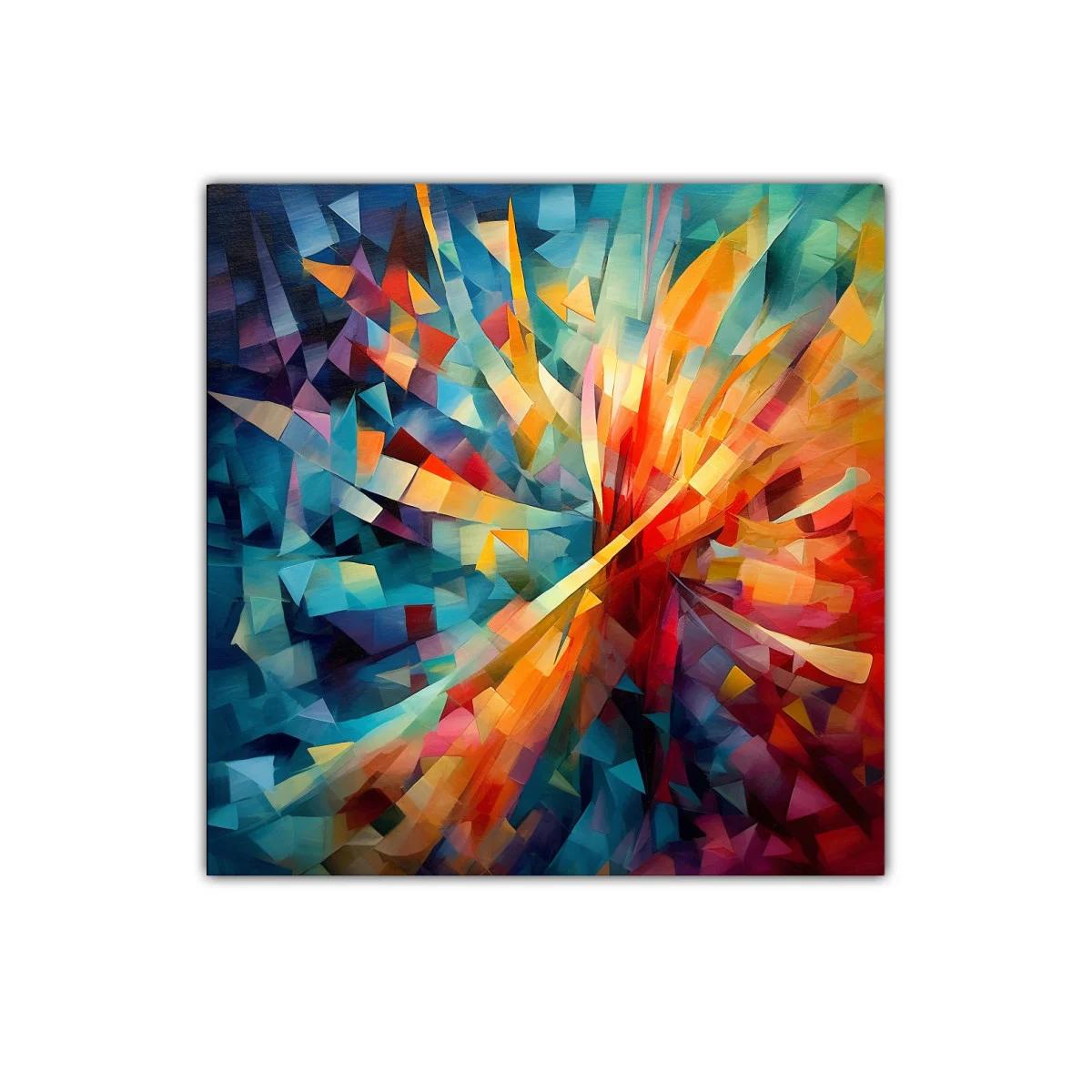 Explosión de color abstracto con energía vibrante — imagen principal
