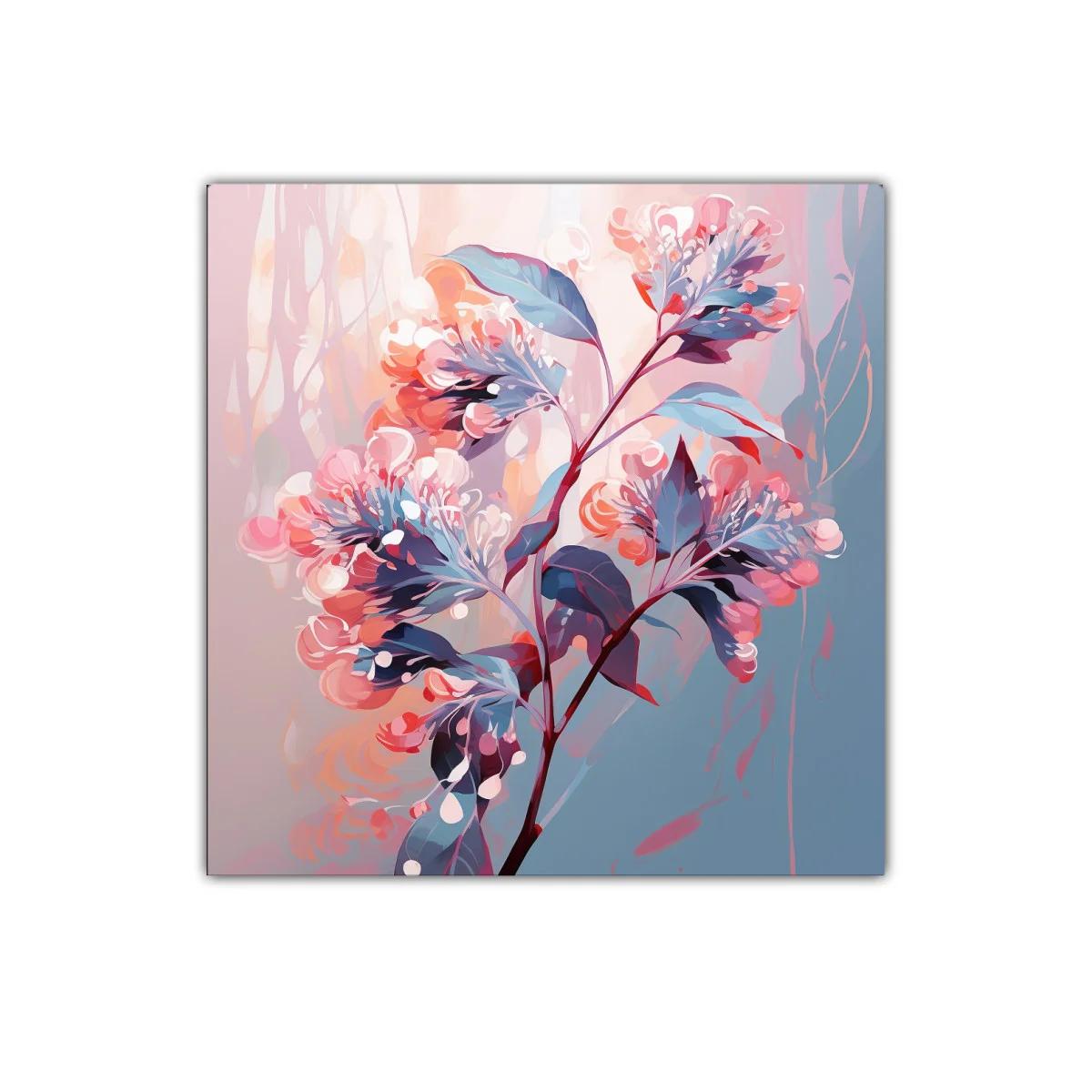 Elegancia floral en tonos suaves y vibrantes para interiores