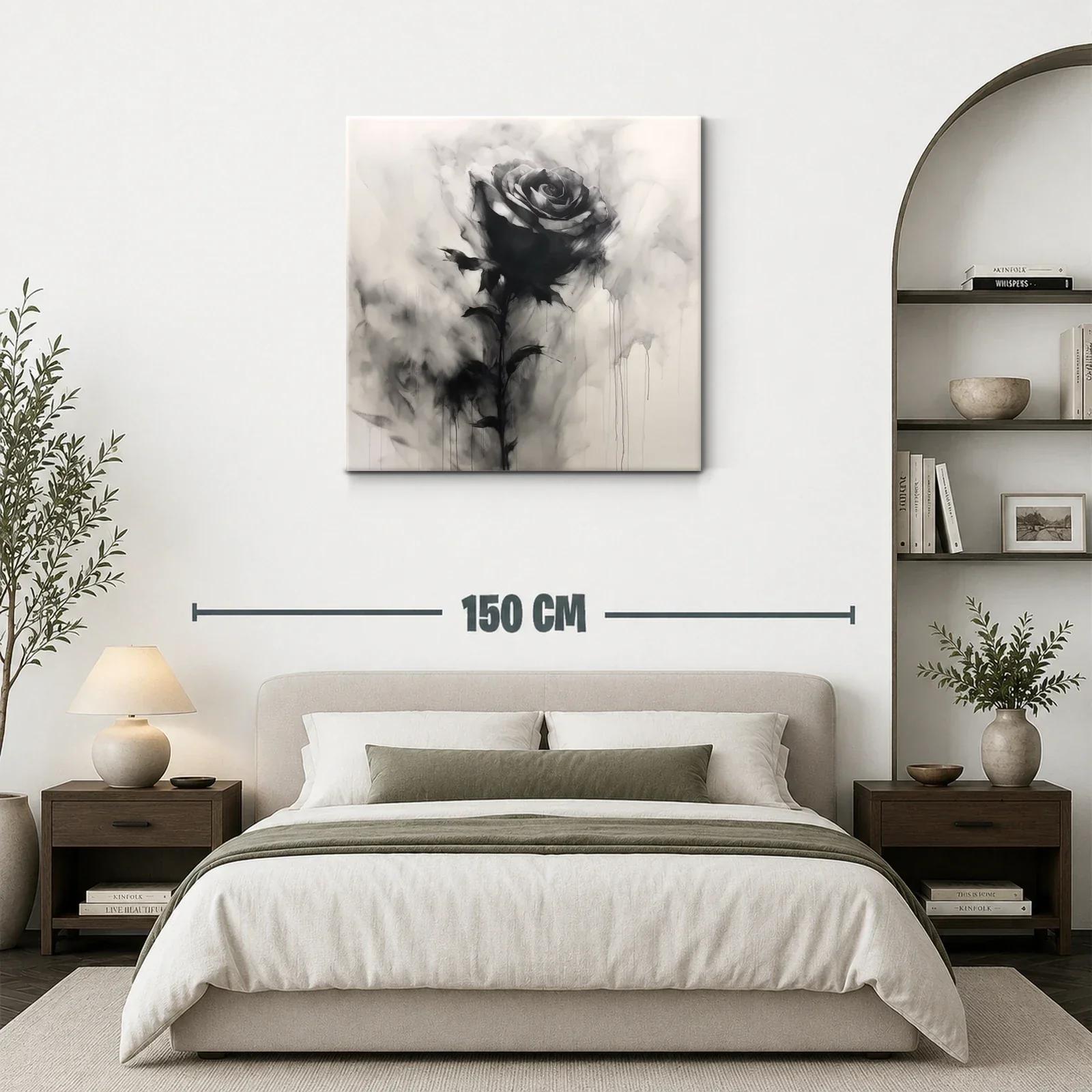 Rosa en sombras difusas con elegancia atemporal — miniatura 3