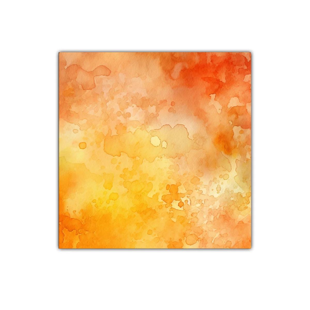 Cuadro decorativo en tonos cálidos y texturas acuareladas — imagen principal