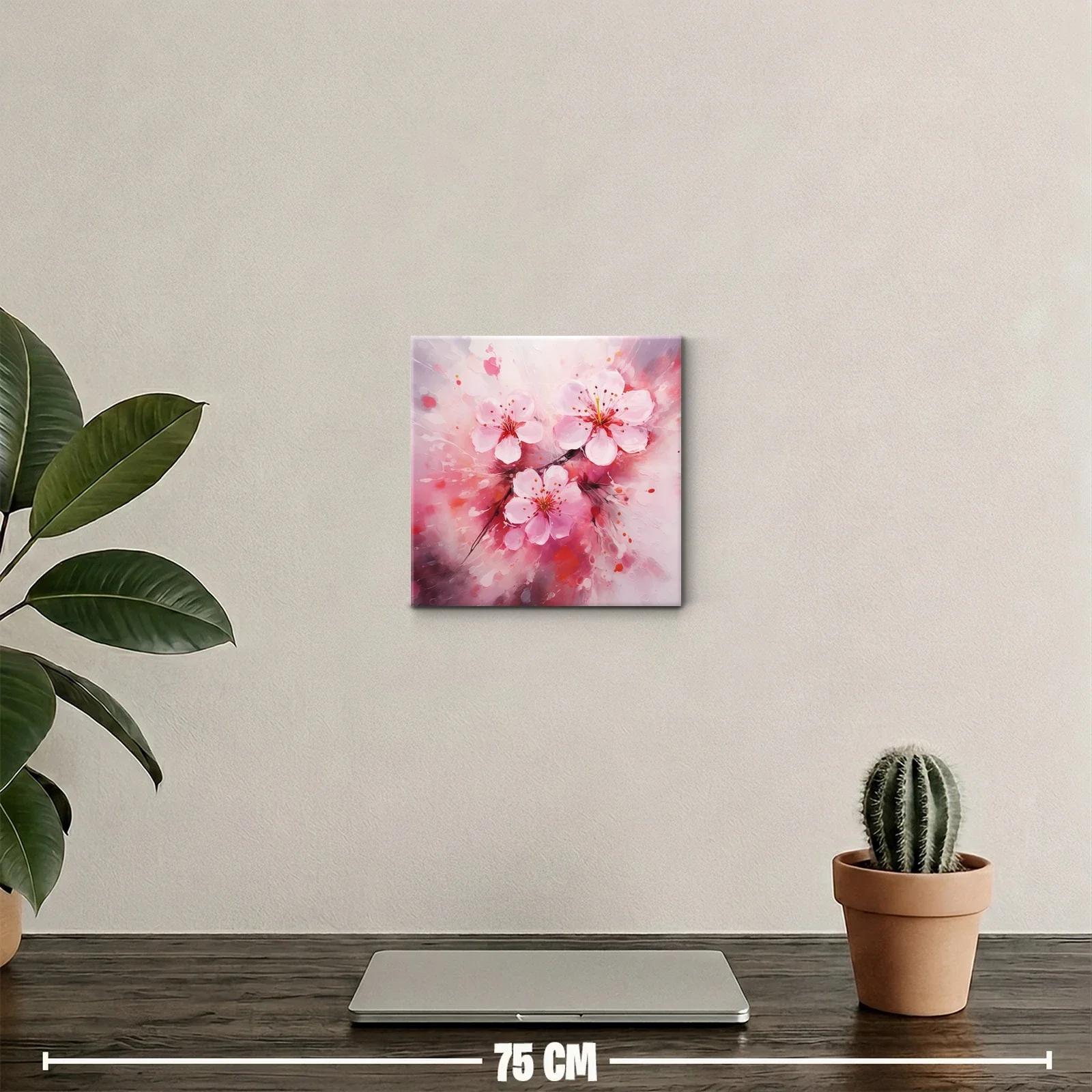 Flores delicadas en tonos rosas y rojos vibrantes — miniatura 2