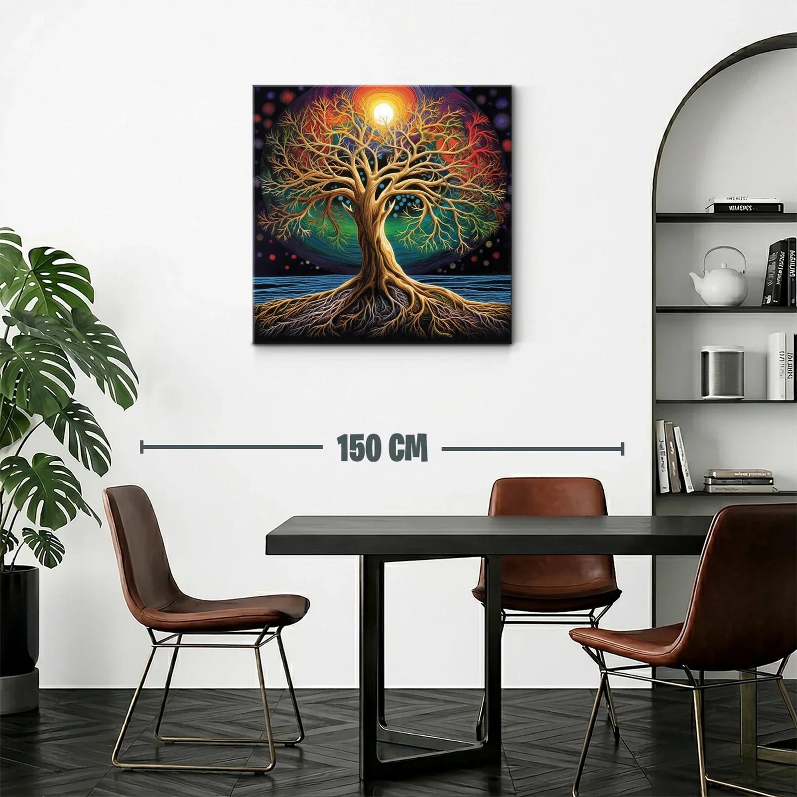 Árbol de la vida con energía vibrante y raíces expansivas — miniatura 2