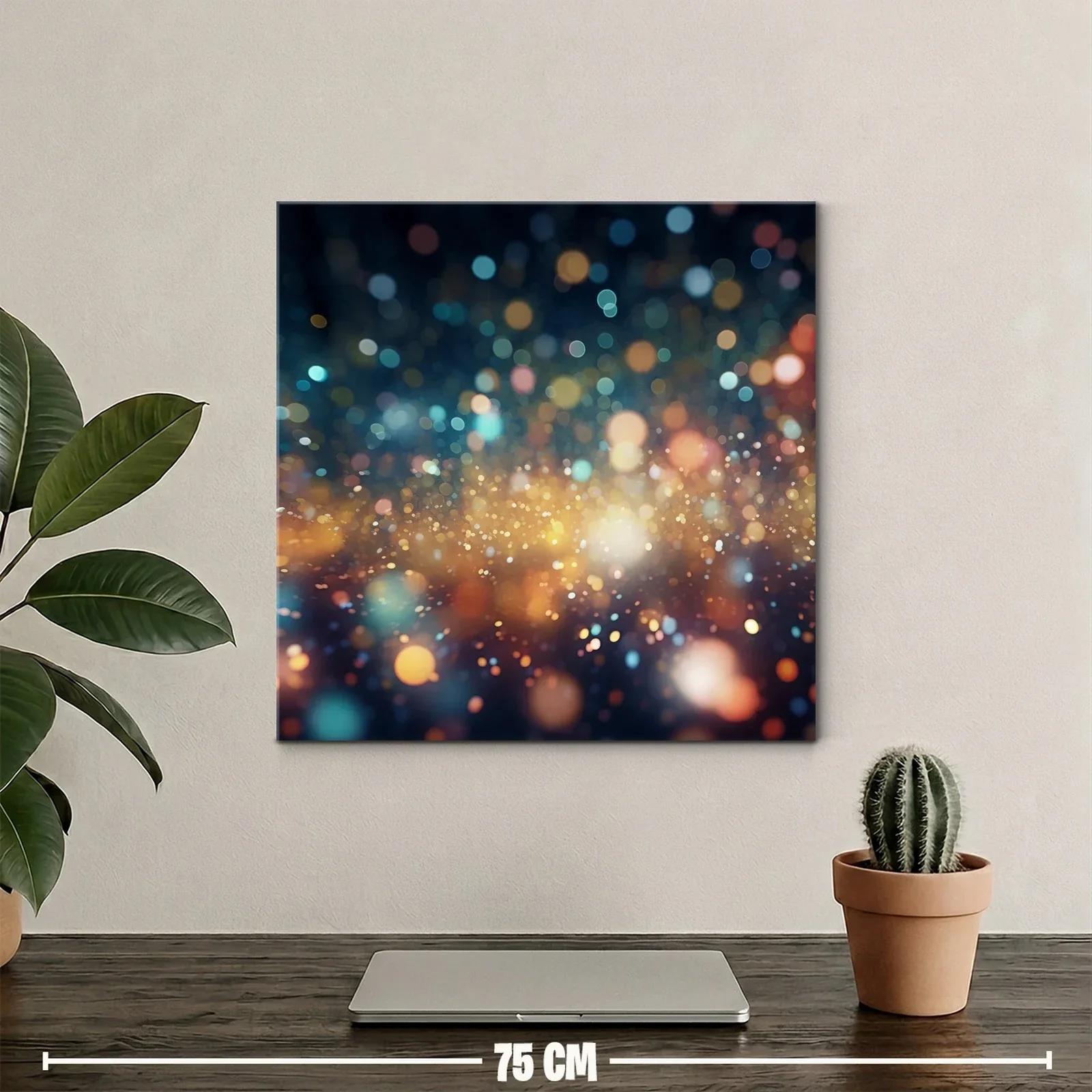 Explosión de luces abstractas con tonos cálidos y fríos — miniatura 2