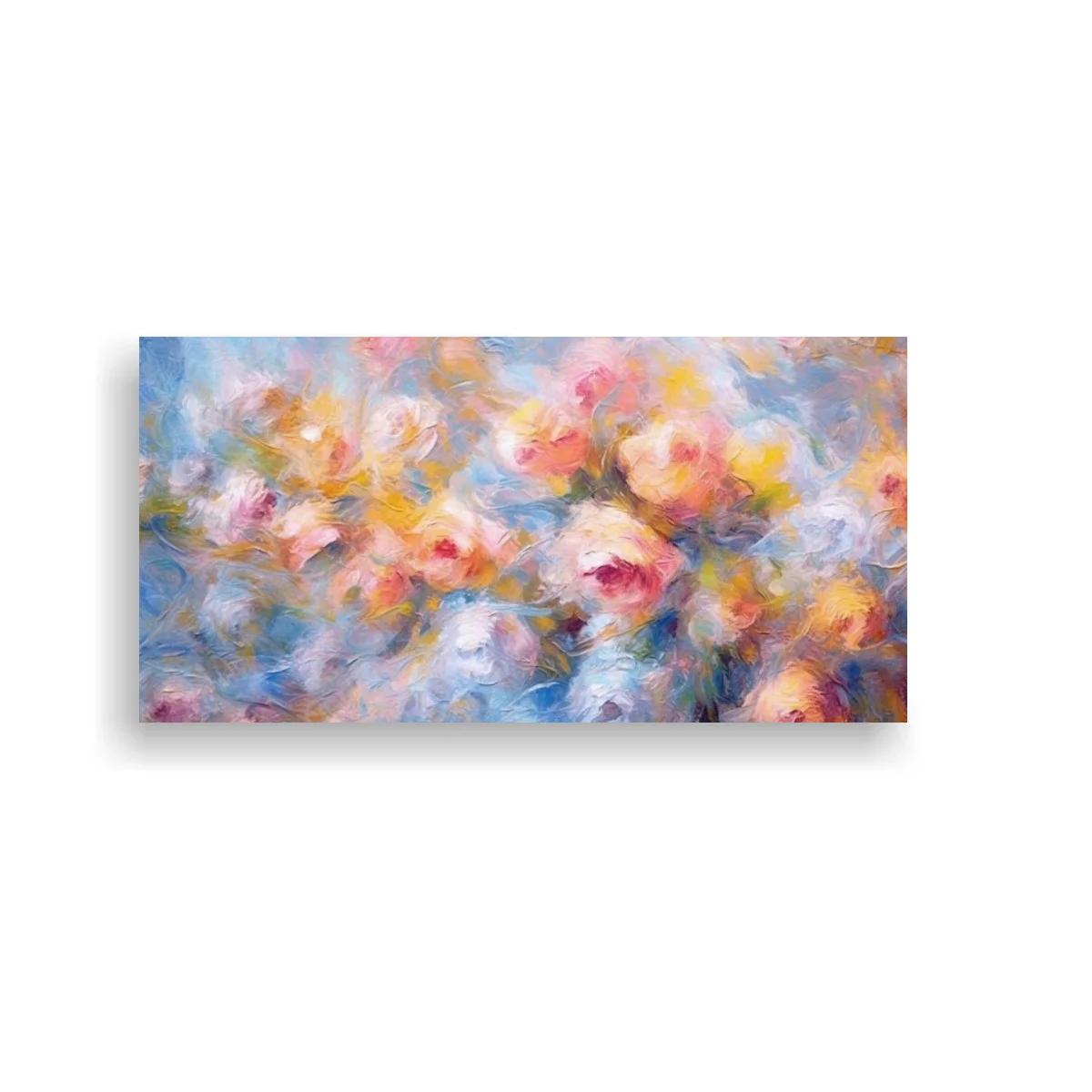 Cuadro flores difusas en tonos pastel — imagen principal