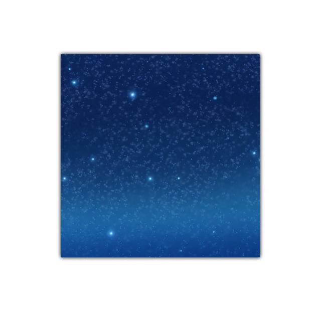 Cielo Estrellado con Destellos Brillantes en Azul Profundo