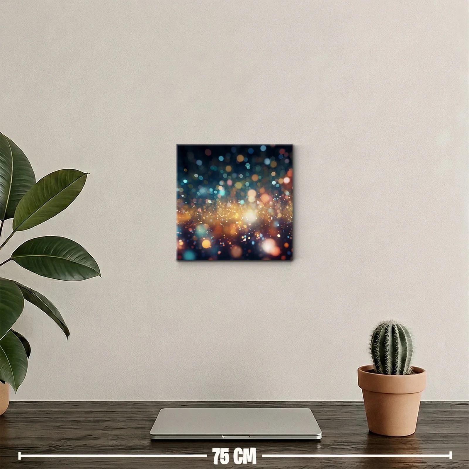 Explosión de luces abstractas con tonos cálidos y fríos — miniatura 2