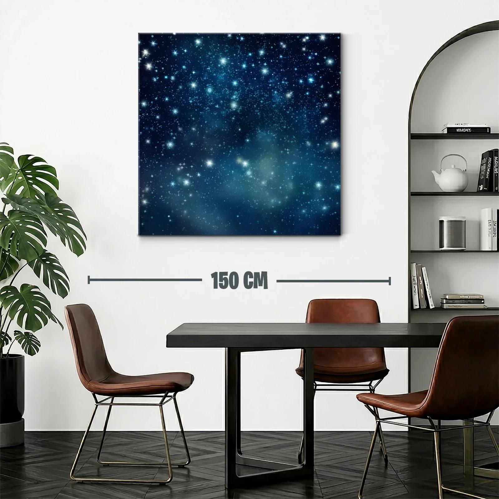Brillo Estelar en Fondo Nocturno Azul Profundo — miniatura 2