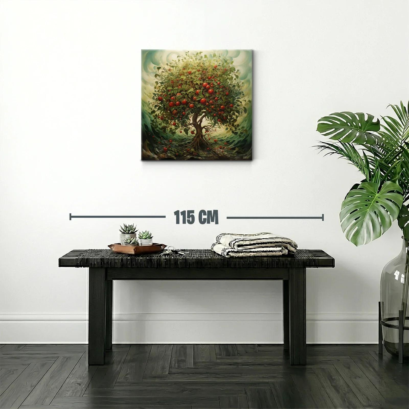 Árbol frutal en pleno esplendor con tonos vivos y naturales — miniatura 2