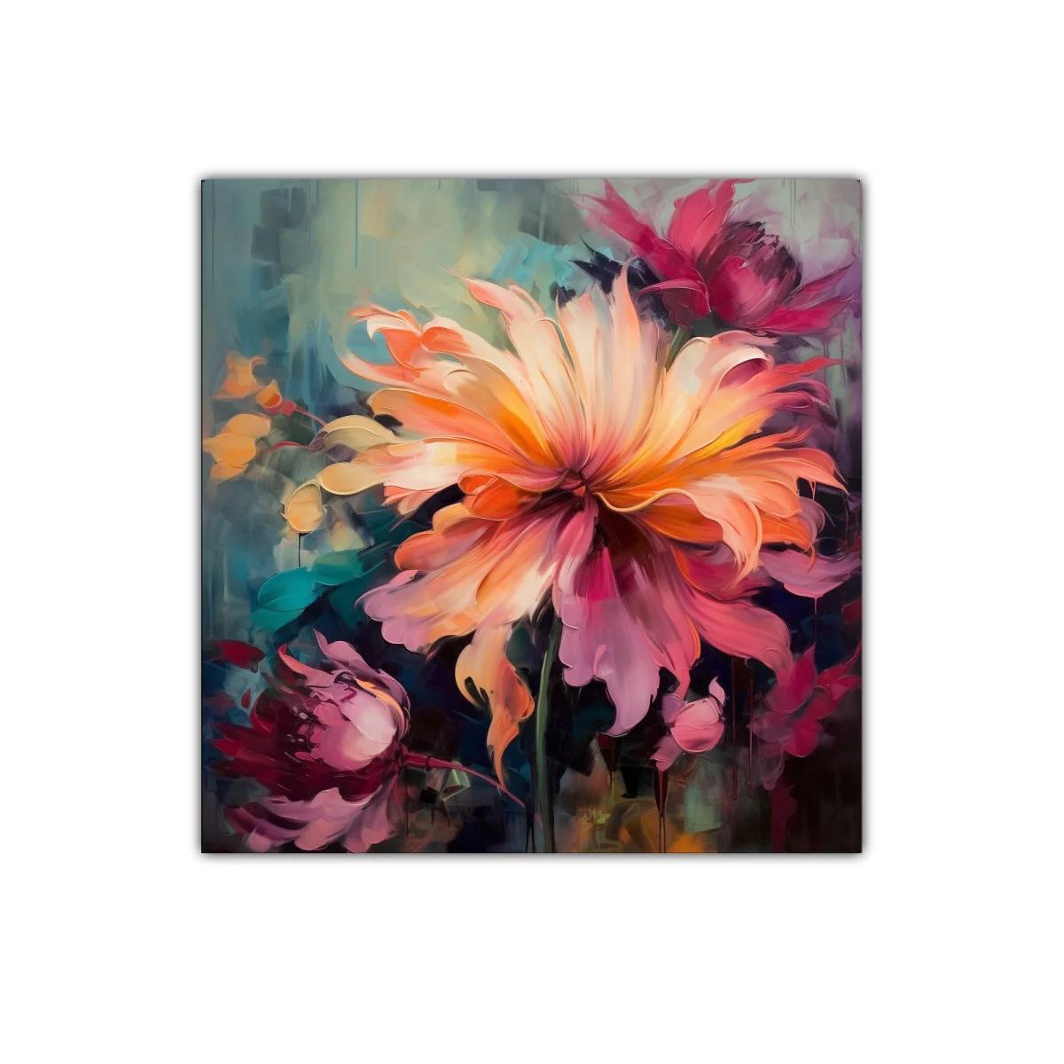 Cuadro decorativo de flor vibrante y delicada — imagen principal