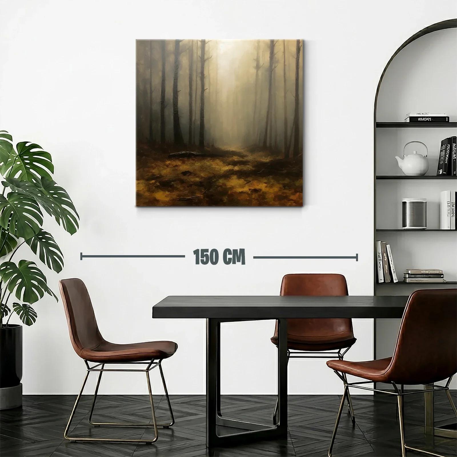 Bosque con luz tenue y atmósfera de misterio — miniatura 2