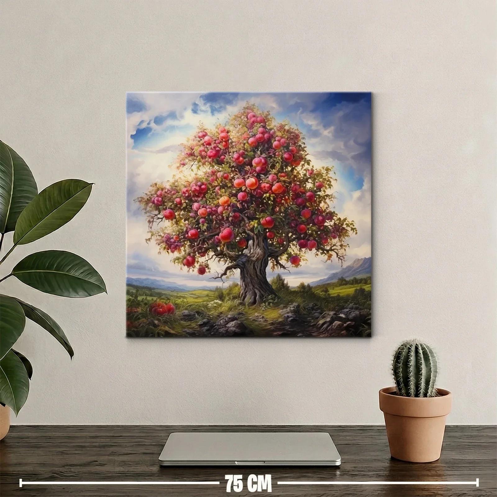 Árbol cargado de frutas en paisaje sereno y luminoso — miniatura 2