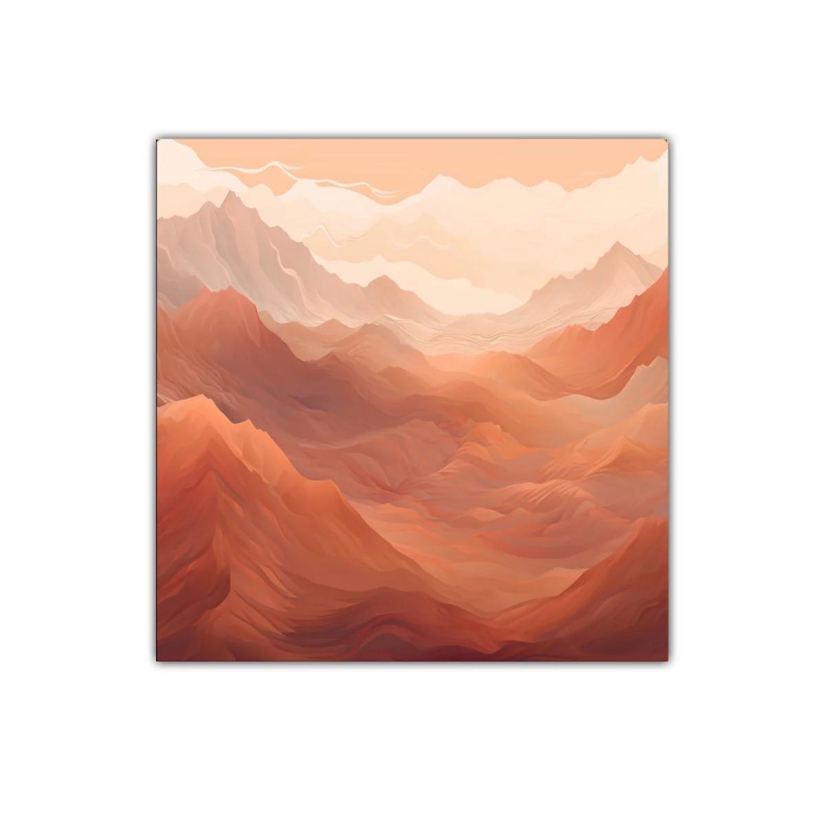 Montañas en tonos cálidos para un ambiente sereno — imagen principal